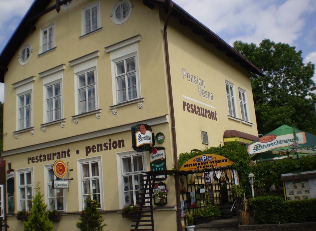 Pension A Restaurant Vesna - Ceske Svycarsko Srbská Kamenice Eksteriør billede